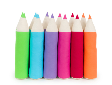 MAMO-TATO Poduszka Kredka Wałek dla dzieci - 6 kolorów do wyboru